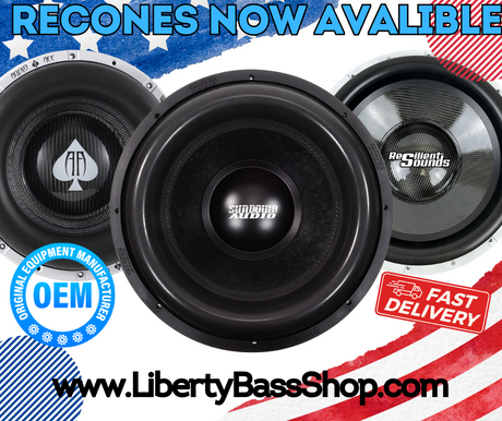 Subwoofer Recones  www.LibertyBassShop.com