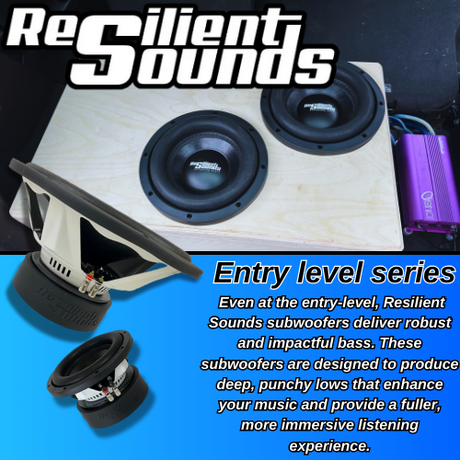 resilient Sounds Subwoofers Entry level series