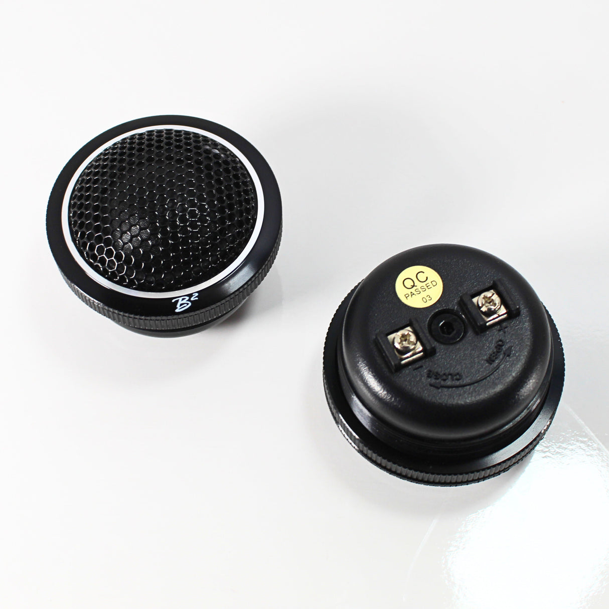 B2 Audio Pair of Mani Series 1.5" 15 Watts RMS 4 Ohms Flush Mount Sound Qualtiy Tweeters