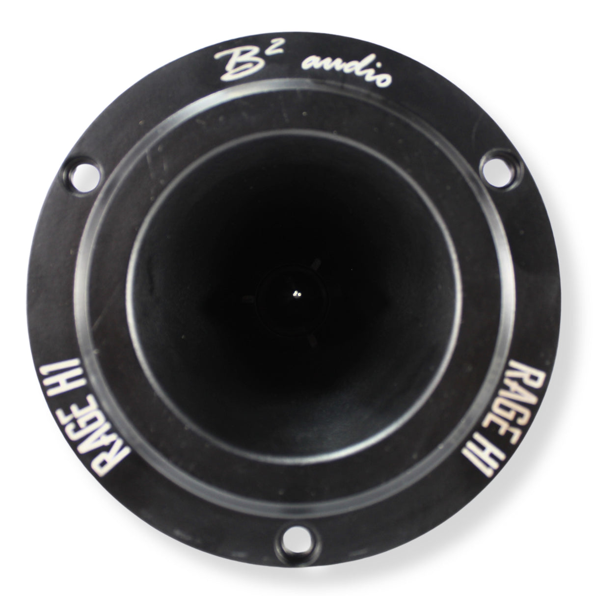 B2 Audio RAGE Series Pair of 1" 4-Ohm 100 Watt RMS Neodymium Horn Tweeters, OD 3.85" RAGE H1 NEO