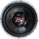 B2 Audio RAGEXL Series V2 15" 3500 Watt RMS Carbon Fiber Cone Dual 1-Ohm 3" Voice Coil Subwoofer