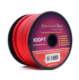 American Bass 8 Gauge Mega Flex Power Cable 100ft Roll