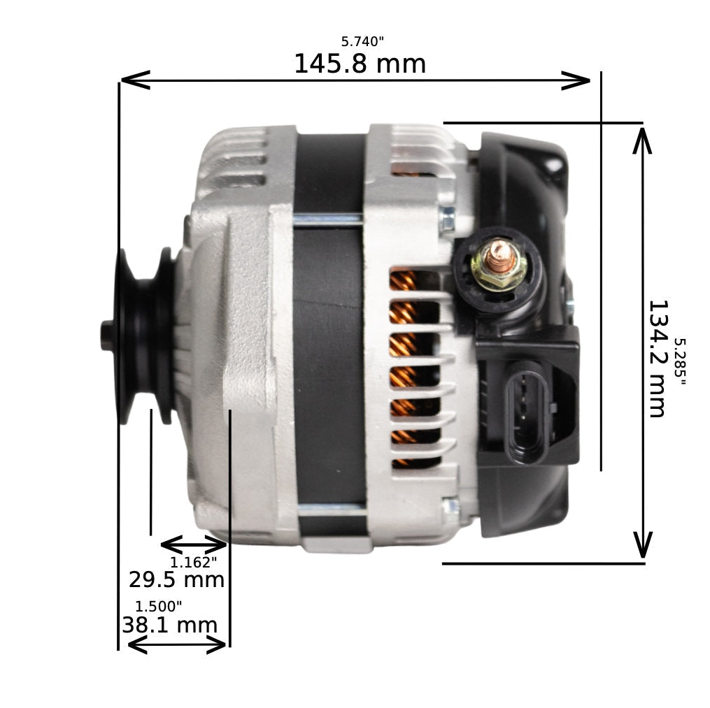 1973-1974 Cadillac Calais V8 7.7L 12si High Output Alternator