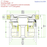 Sundown Audio Xv.2 6.5" Subwoofer