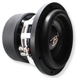 B2 Audio RAMPAGE Competition Series V2 8" 1000 Watt RMS Carbon Fiber Dual 1-Ohm 2" Voice Coil Subwoofer