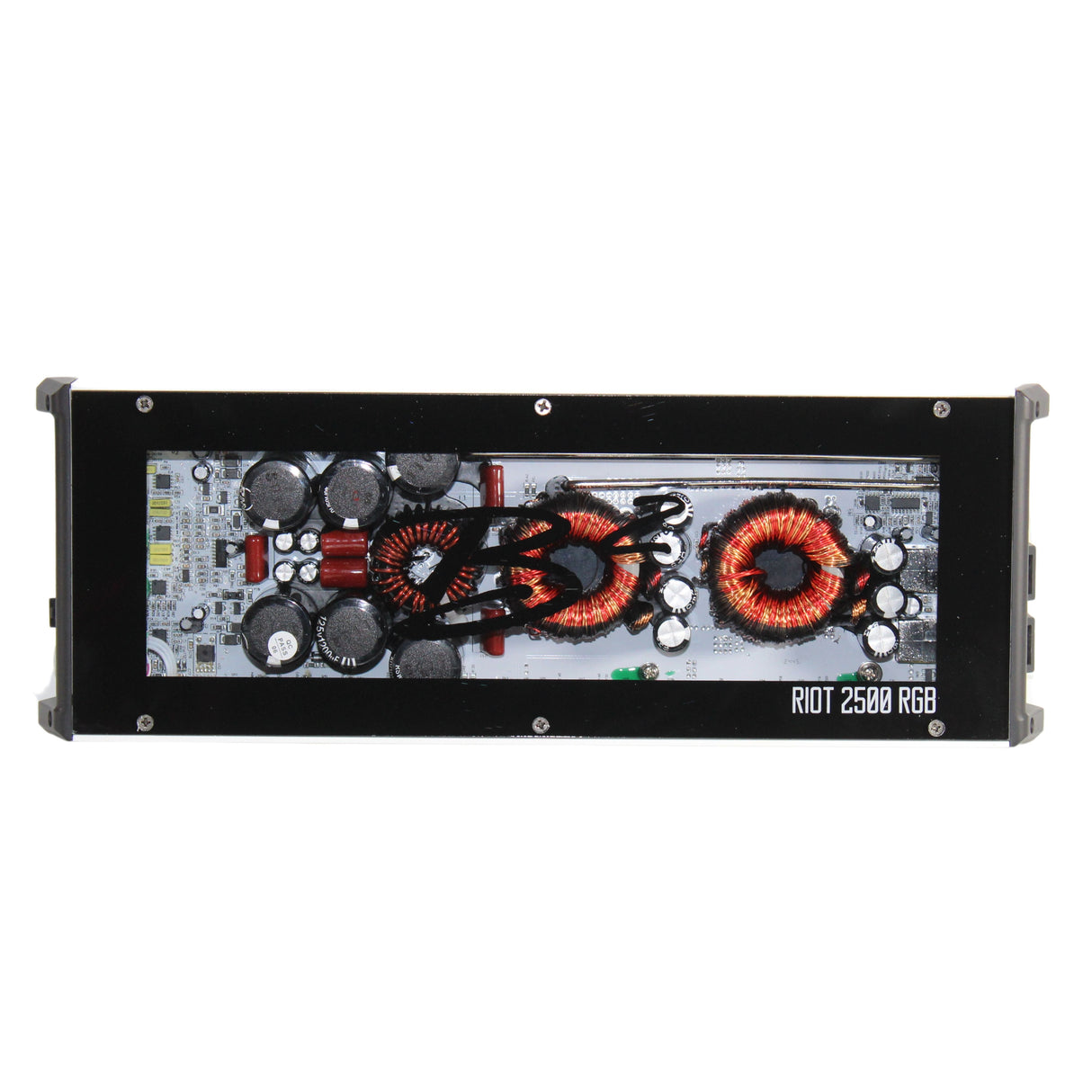 B2 Audio RIOT Mono 2.5K 2500 Watt 1-Ohm Class D Subwoofer Amplifier Full Range Amplifier w/ RGB LED Illumination