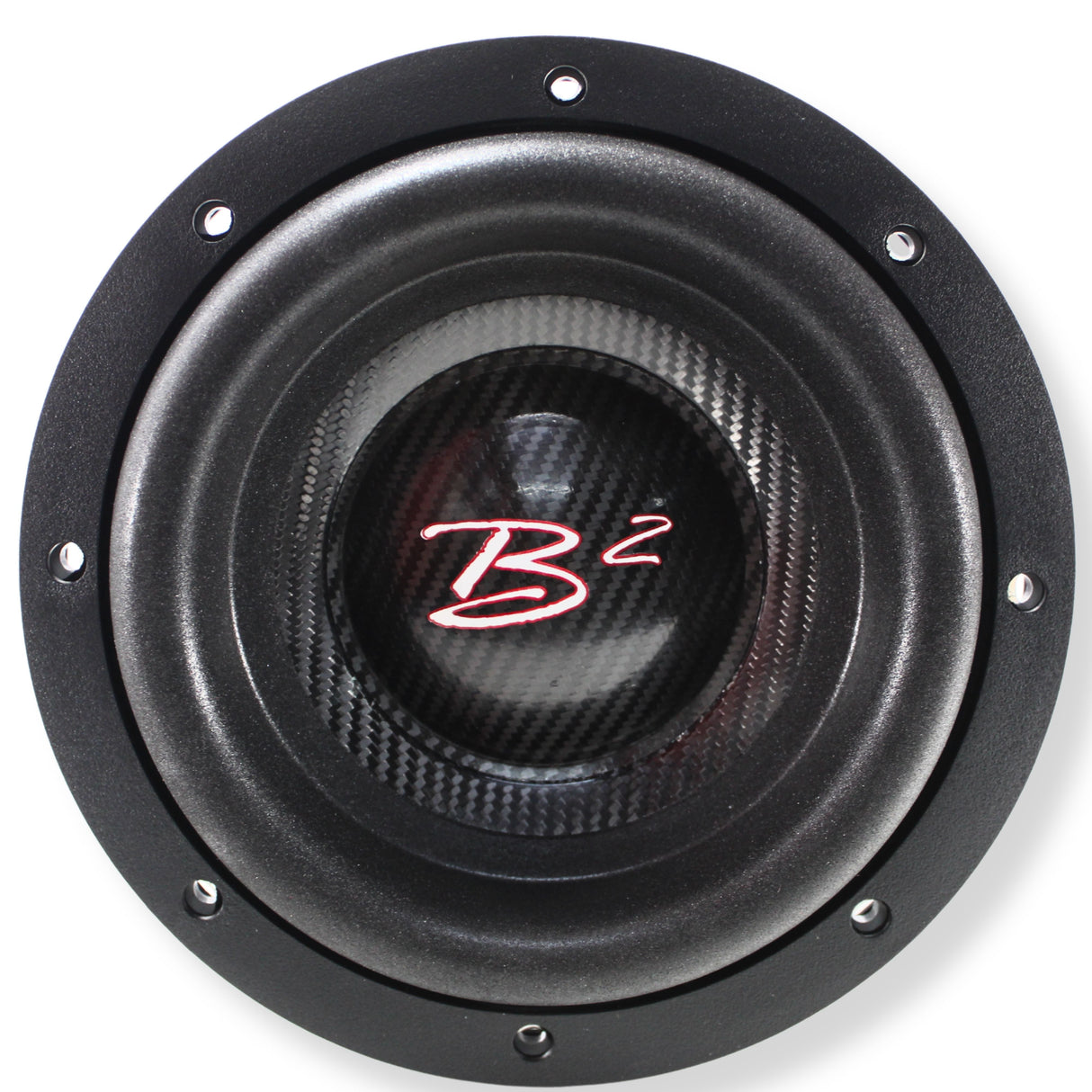 B2 Audio RAMPAGE Competition Series V2 8" 1000 Watt RMS Carbon Fiber  Dual 2-Ohm 2" Voice Coil Subwoofer