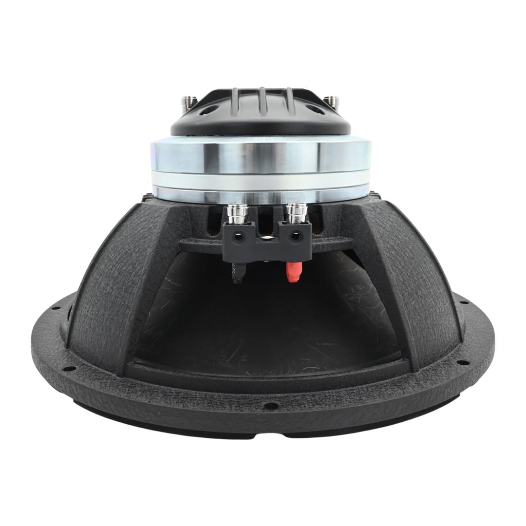 DOWN4SOUND CFX-PROx108H - 10" Carbon Fiber NEO 2-Way Full Range Pro Audio Water Resistant Coaxial Speaker - 250W RMS