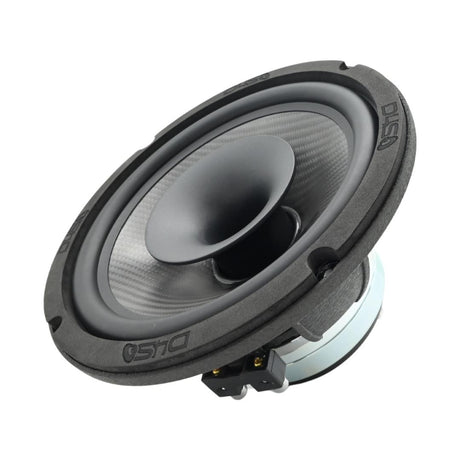 DOWN4SOUND CFX-PROx808H - 8" Carbon Fiber NEO 2-Way Full Range Pro Audio Water Resistant Coaxial Speaker - 200W RMS