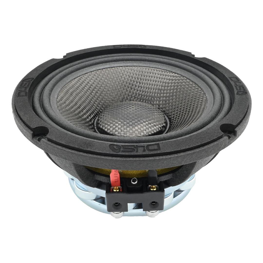 DOWN4SOUND D4S-MND658CF Carbon Fiber Neo+ Water Resistant  Speaker - 6.5 Inch, 200W RMS