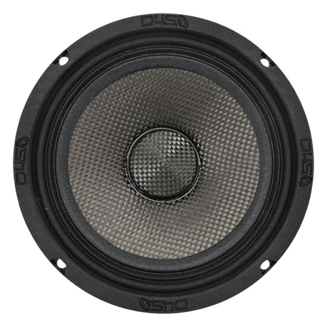 DOWN4SOUND D4S-SF808CF Carbon Fiber Water Resistant Shallow Midrange Speaker - 8 Inch, 180W RMS