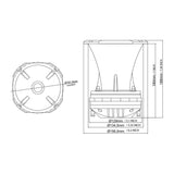 Down4sound D4S- SUPER HORN 100 NEO - 200W RMS