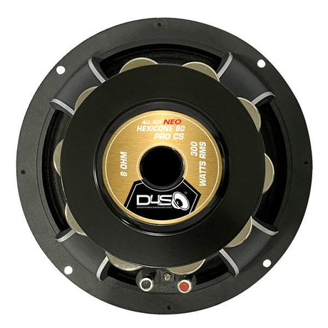 DOWN4SOUND Hexicone NEO HexiPRO 80 CS4/CS8 All SZN - 8" Carbon Fiber Pro Audio Speaker - 300W RMS