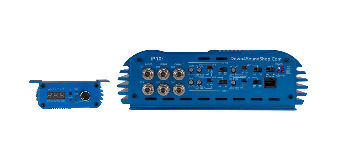 Down4Sound JP10.4 | 6000W RMS 4 Channel Amplifier