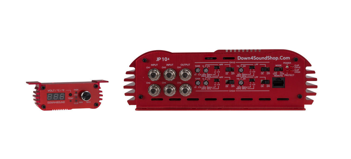 Down4Sound JP10.4 | 6000W RMS 4 Channel Amplifier