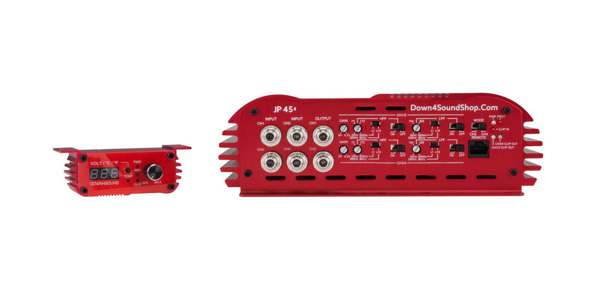 Down4Sound JP454 | 4000W RMS 4 Channel Amplifier