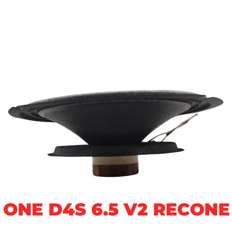 DOWN4SOUND PRO AUDIO RECONE 6.5" D4S-65 V2 Midrange Speaker | 180W RMS | 4 OHM - SINGLE