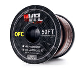 American Bass VFL 1/0 Gauge OFC Wire 50ft Roll