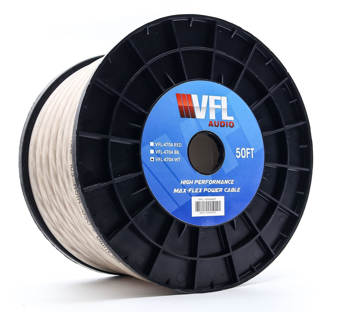 American Bass VFL 1/0 Gauge OFC Wire 50ft Roll