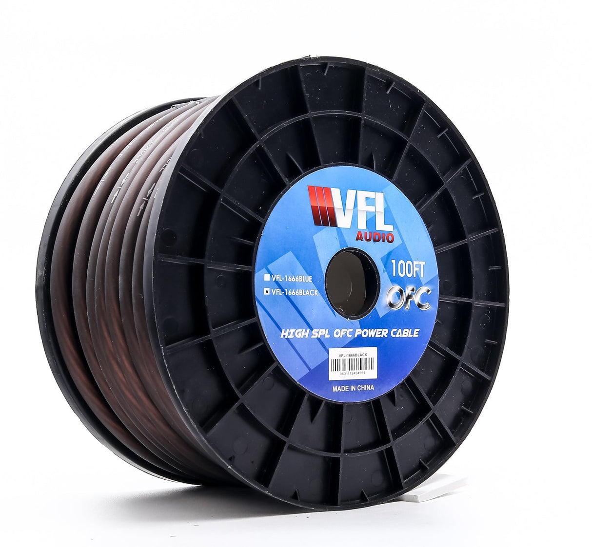 American Bass VFL 4 Gauge OFC Wire 100ft Roll