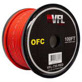 American Bass VFL 8 Gauge OFC Wire 100ft Roll